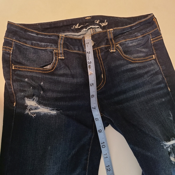 American Eagle Outfitters Super Stretch Disstressed Denim Jeans - Picture 4 of 8
